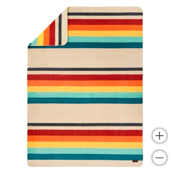 Pendleton 50x70” Plush Throw Soft Plush MOUNT FORAKER 100% Polyester New - Picture 5 of 10